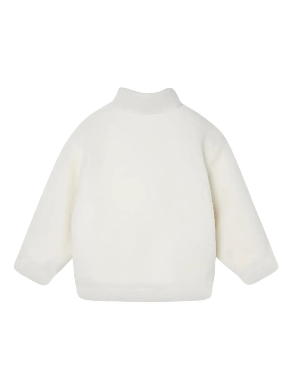 Fendi Kids Jack met logopatch en teddybeerprint Wit