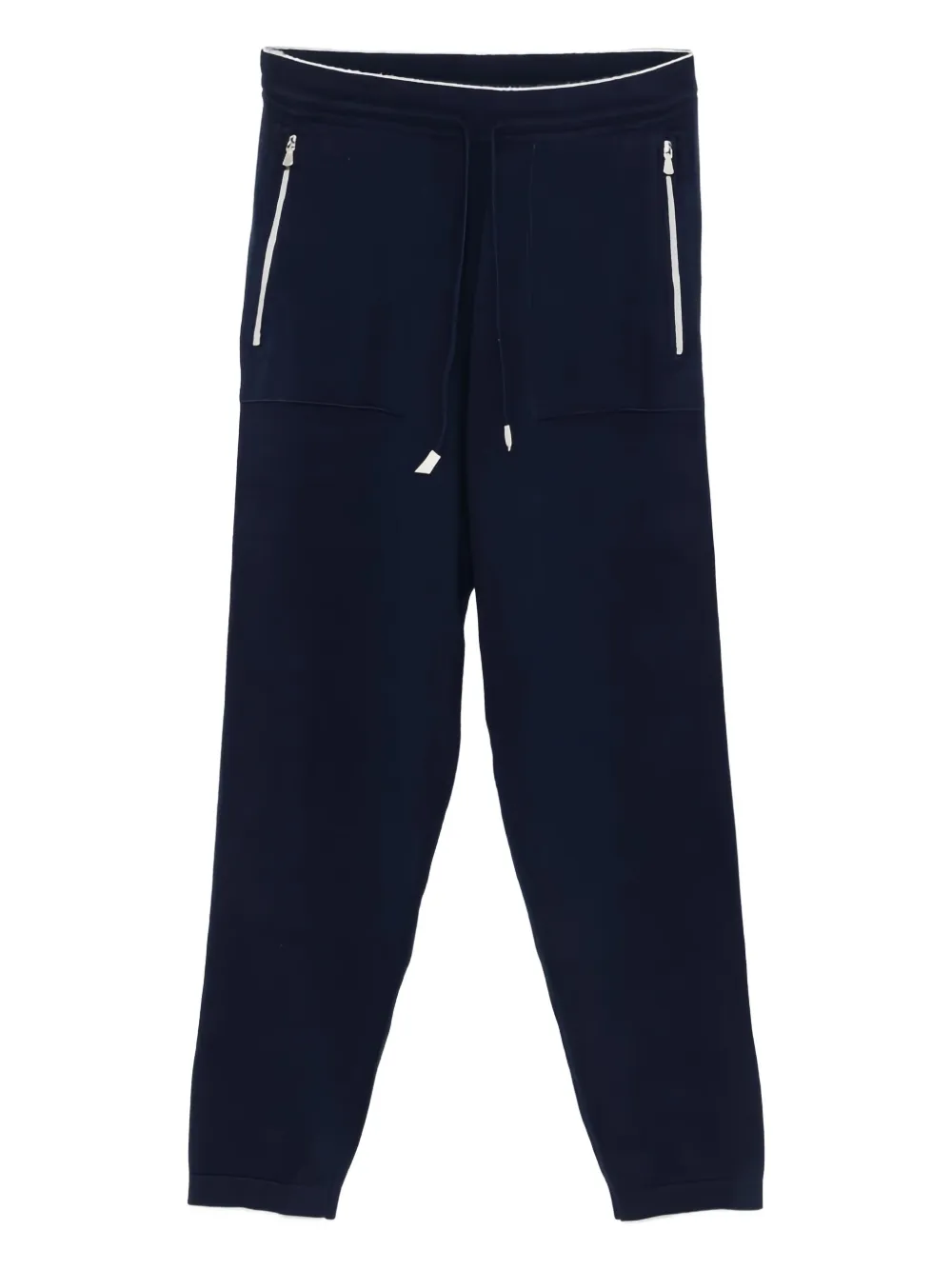 Eleventy zip-pocket drawstring track pants | Blue | Image 1