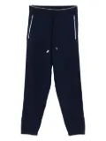 Eleventy zip-pocket drawstring track pants - Blue