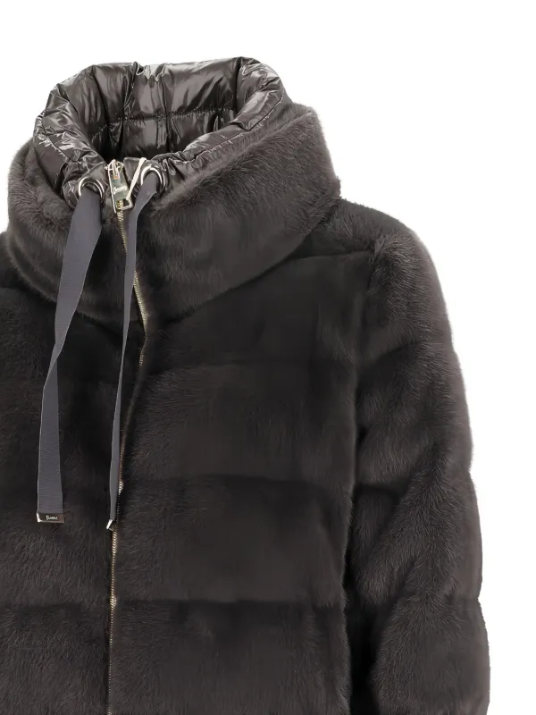 Herno キルティング コート | グレー | FARFETCH JP