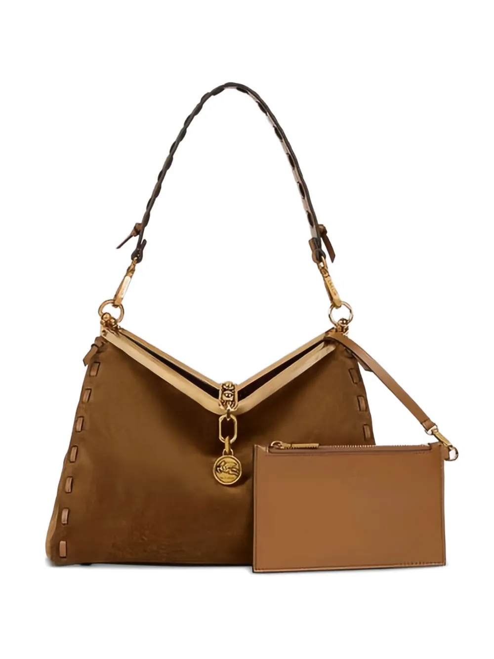 ETRO medium Vela charm shoulder bag - Marrone