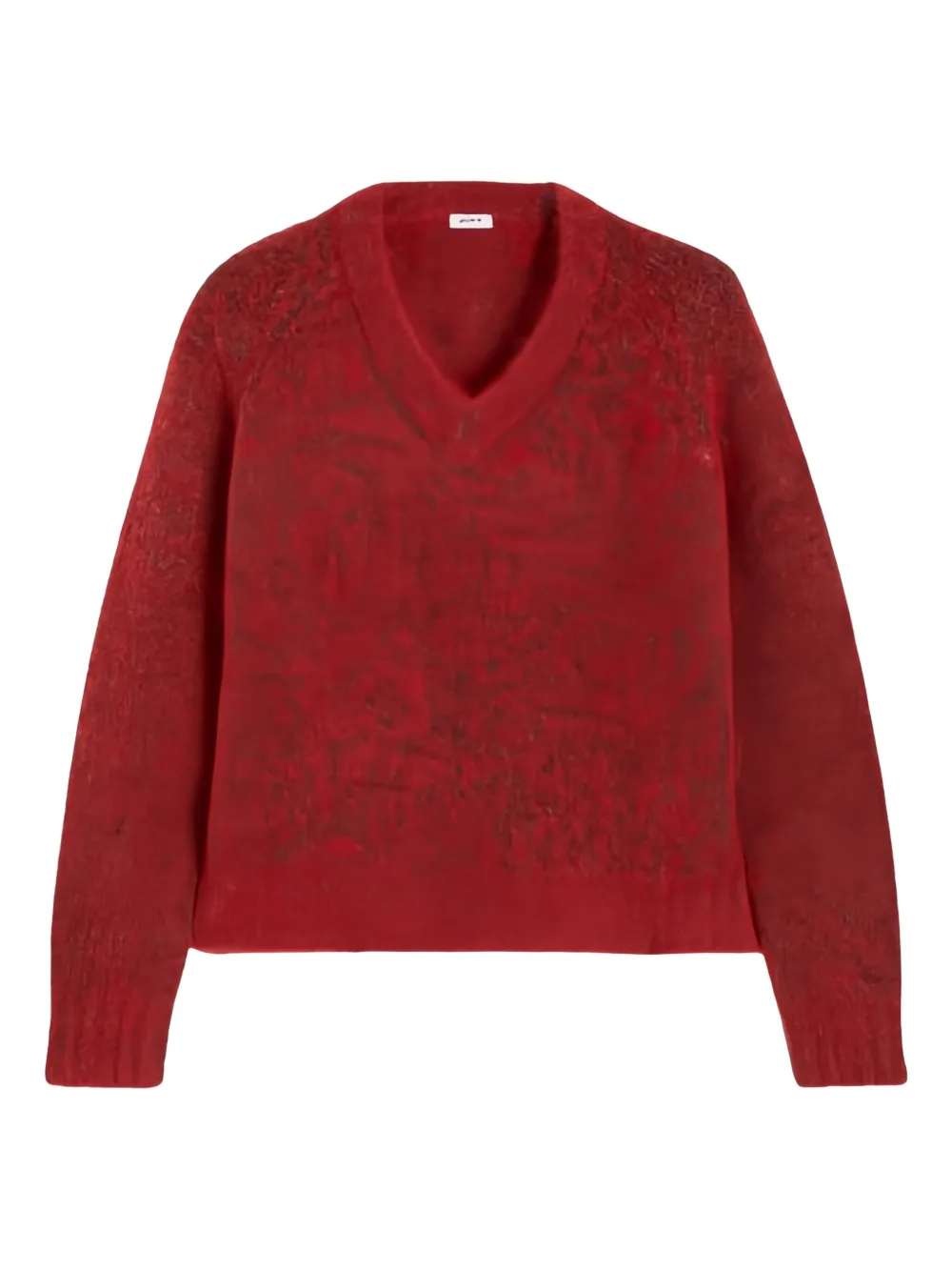 ASPESI V-neck sweater | Red | Image 1