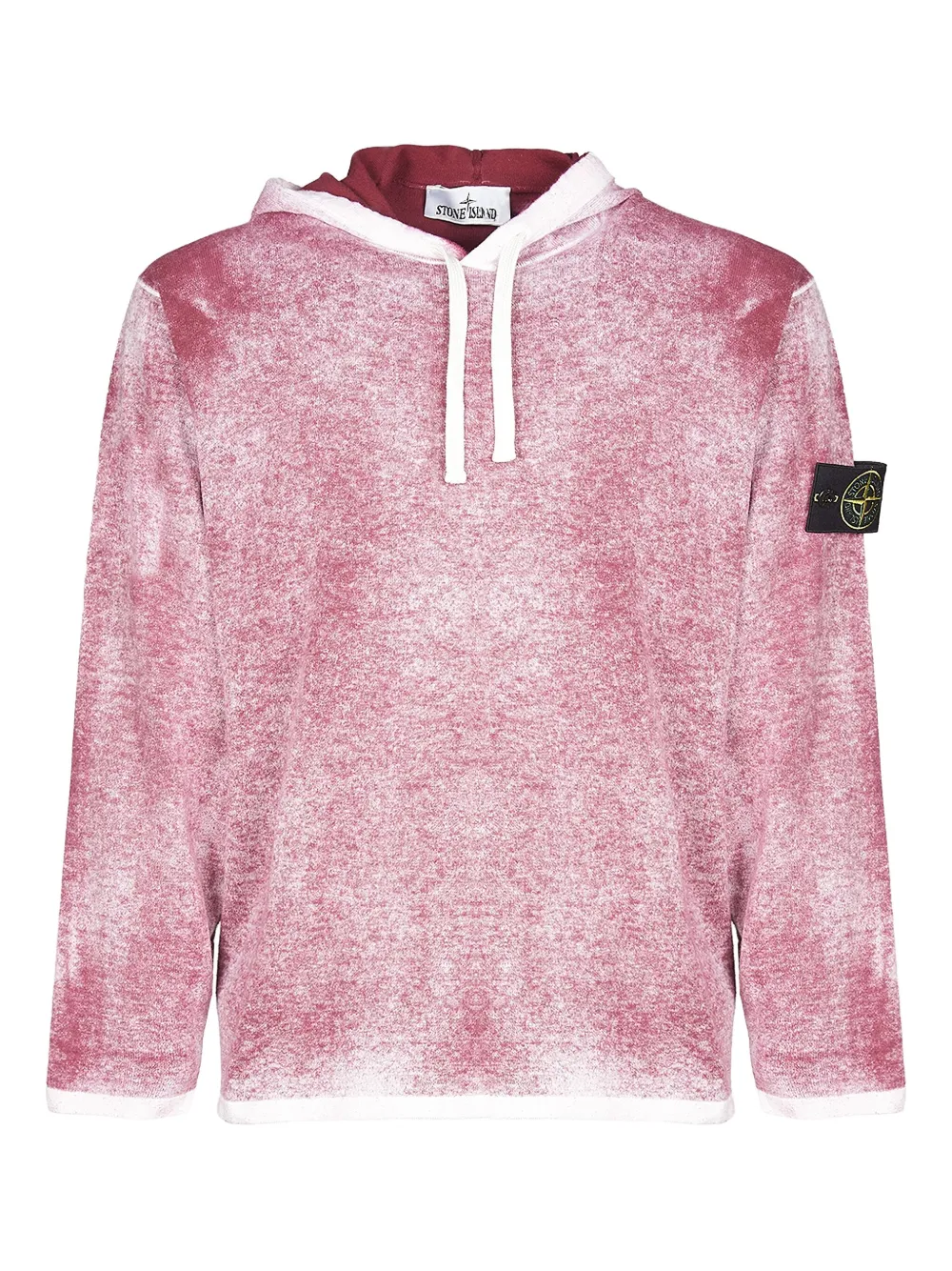 Stone Island gradient-effect hooded sweatshirt | Rosa | Image 1