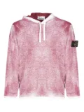 Stone Island gradient-effect hooded sweatshirt - Pink