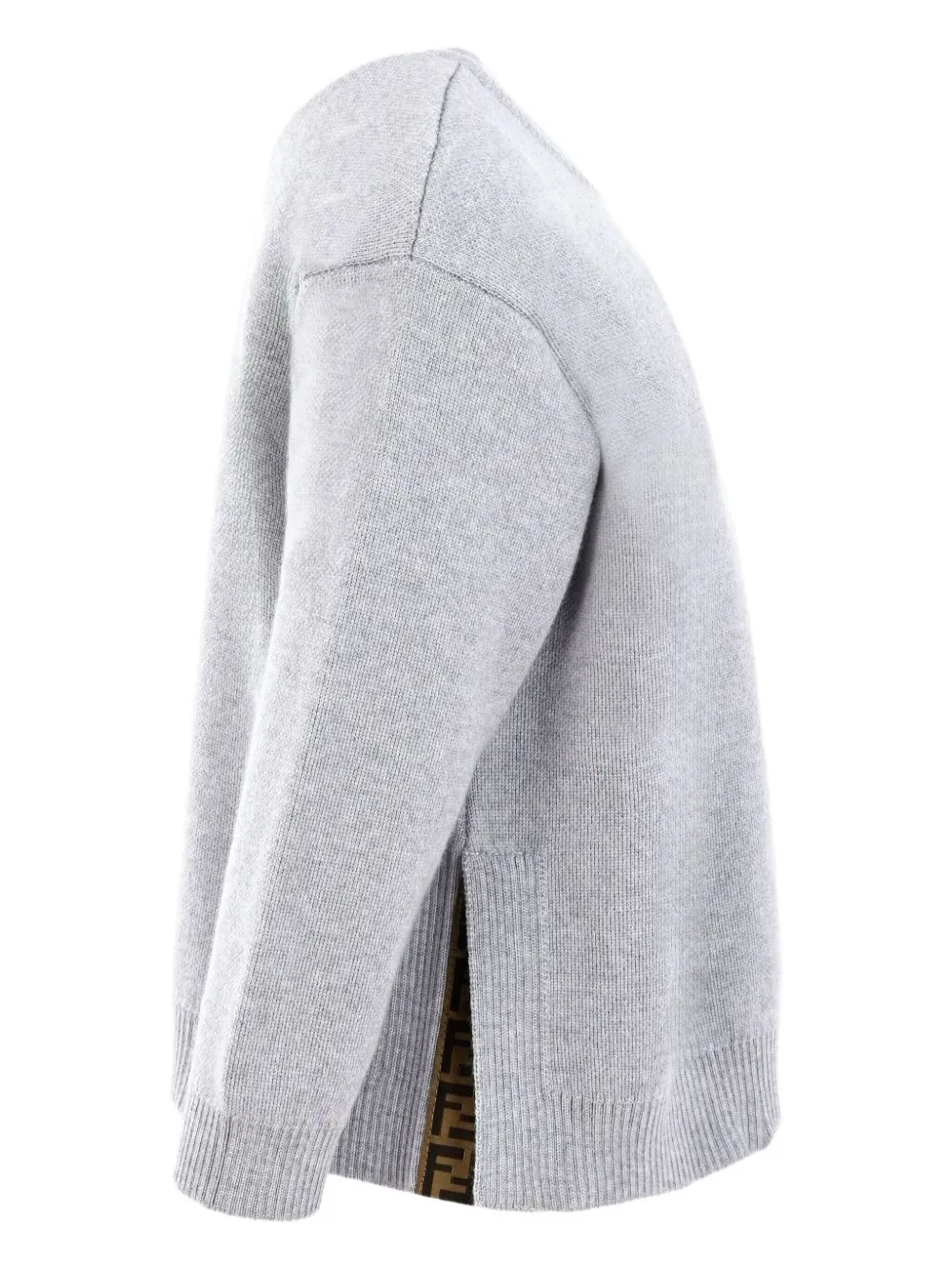 Fendi Kids Trui met logo Grijs