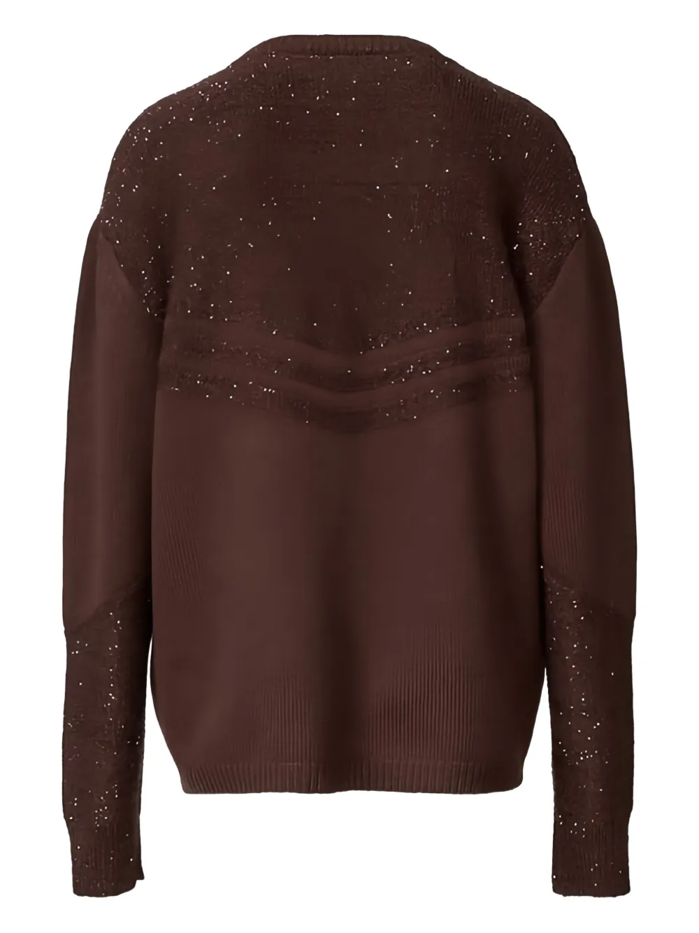 Fabiana Filippi sequin-embellished chevron sweater | Knitted Sweaters | Image 2