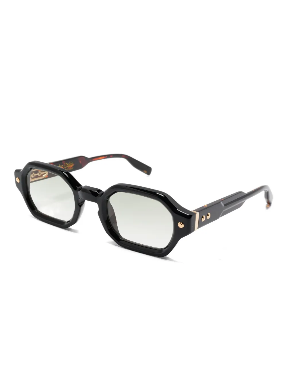 John Dalia Milla geometric-frame sunglasses Zwart