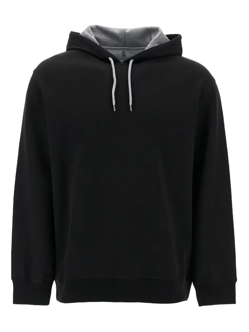 Brunello Cucinelli Lightweight Hoodie With Hood In Black