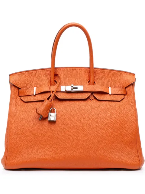 Hermès Pre-Owned Togo Birkin Retourne 35 手提包（2011年典藏款）