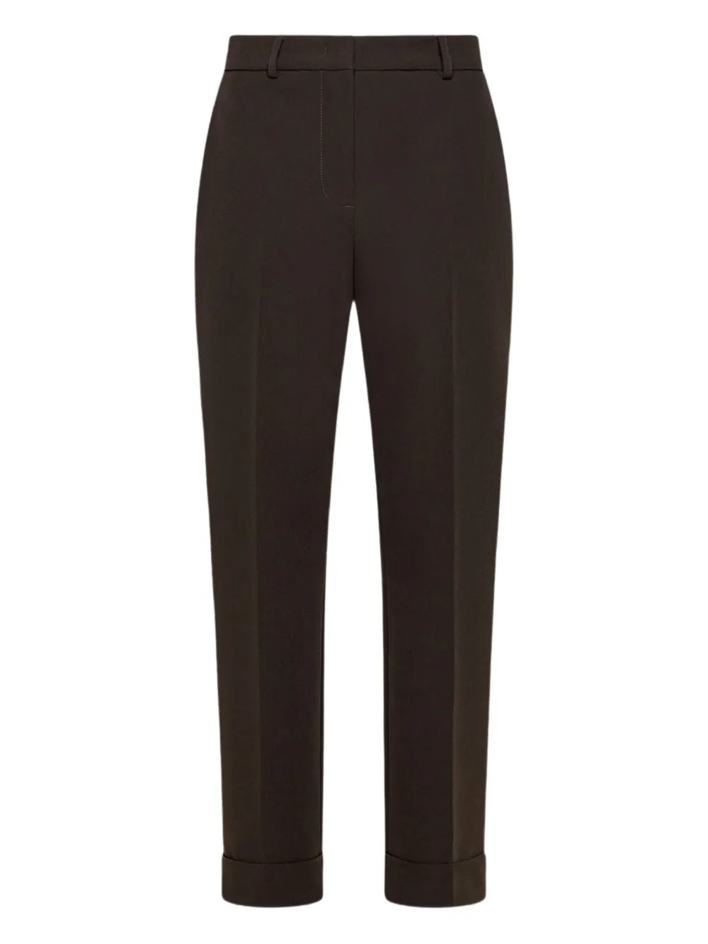 Seventy Back Welt Pocket Trousers In Brown