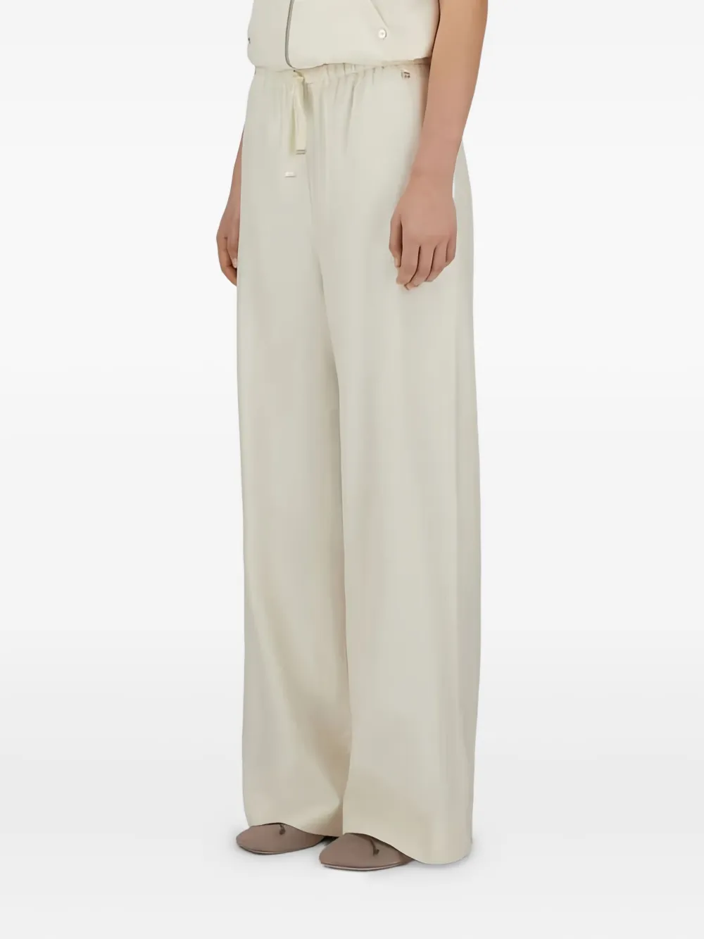 Herno Broek met trekkoord Wit