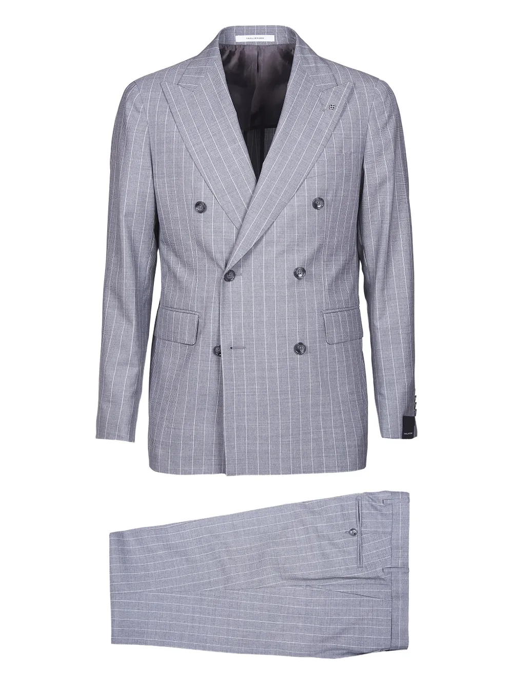 Tagliatore pinstripe double-breasted suit Grijs