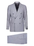 Tagliatore pinstripe double-breasted suit - Grey