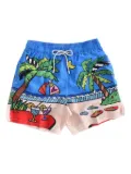 MC2 Saint Barth x BRITTO printed swim shorts - Blue