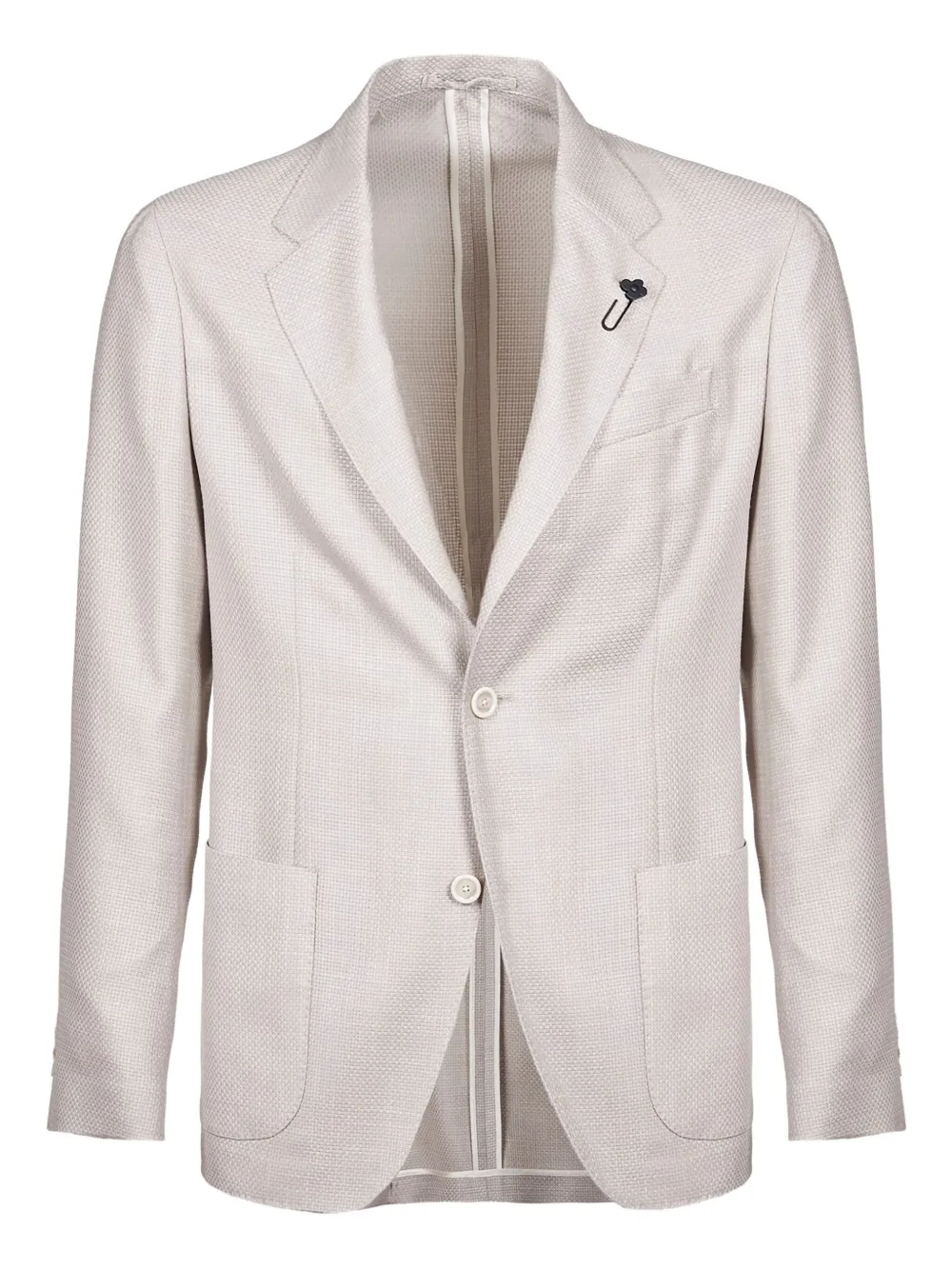 Lardini single-breasted blazer Beige