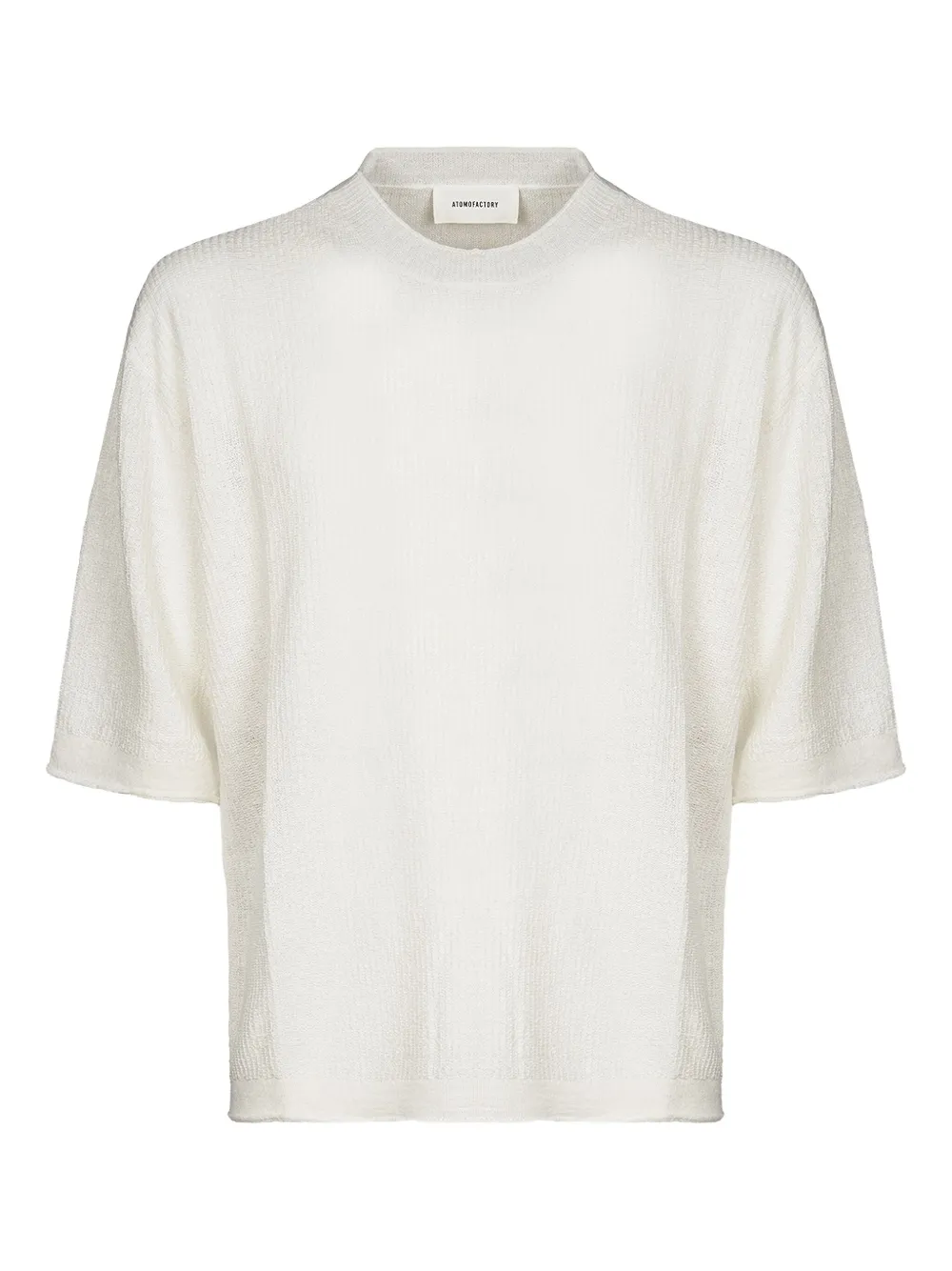 atomo factory cotton T-shirt - ホワイト atomo factory cotton T-shirt - ホワイト