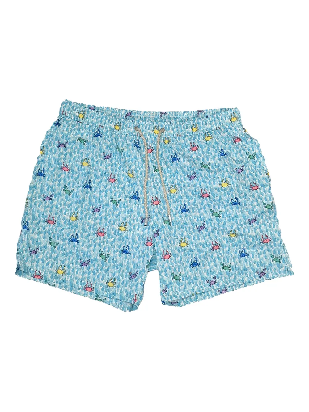 MC2 Saint Barth crab-print swim shorts Blauw