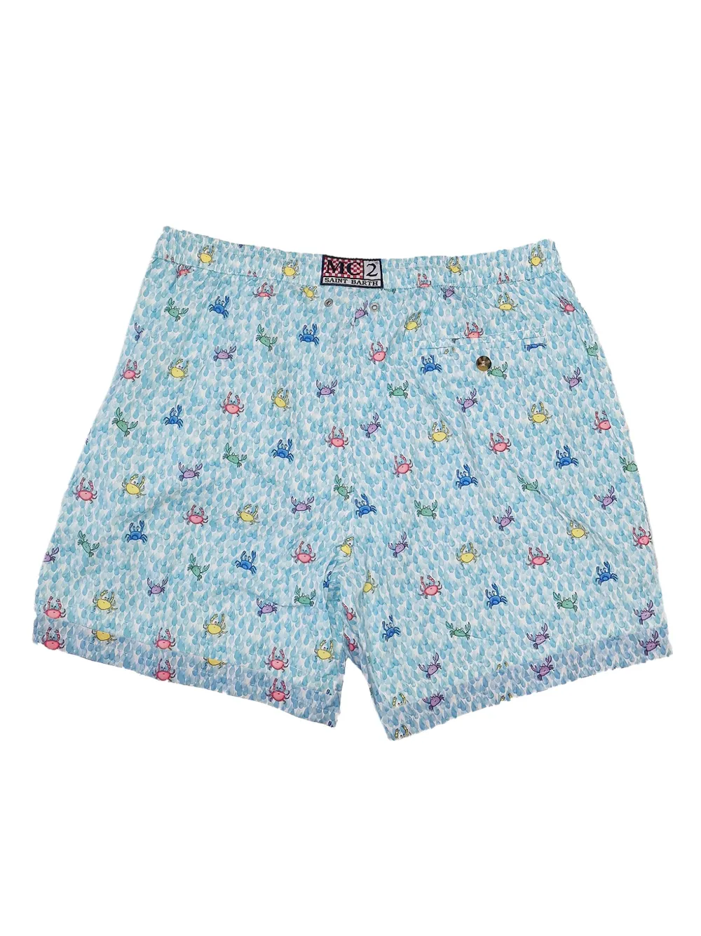 MC2 Saint Barth Zwembroek met krabprint Blauw
