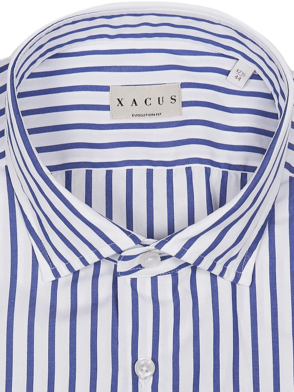Xacus striped shirt Blauw