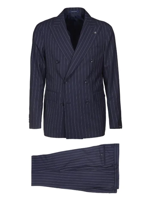 Tagliatore double-breasted pinstripe suit
