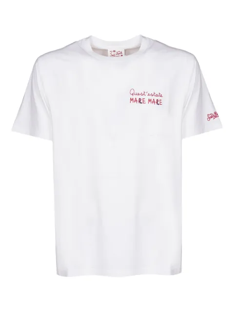MC2 Saint Barth logo-embroidered T-shirt