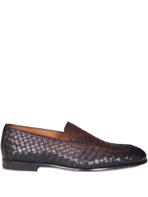 Doucal's woven leather loafers