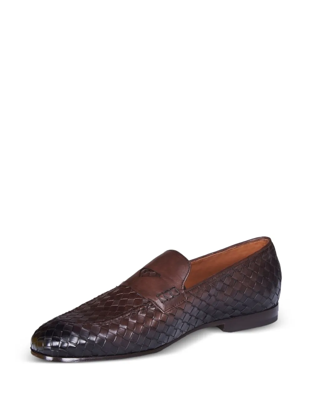Doucal's Leren loafers Bruin