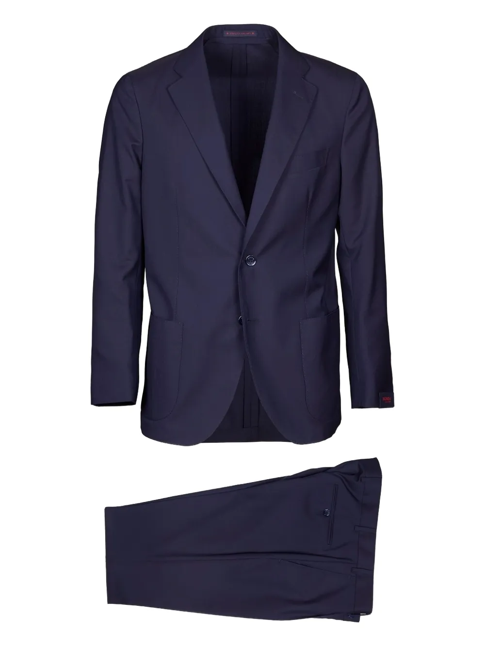 Bagnoli Sartoria Napoli patch pocket single-breasted suit - Blu
