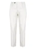 michael coal pressed-crease trousers - White