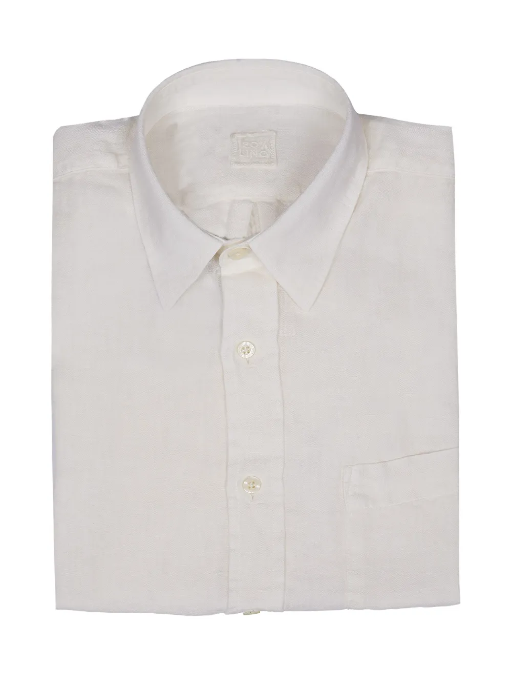 120% Lino button-down shirt - Wit