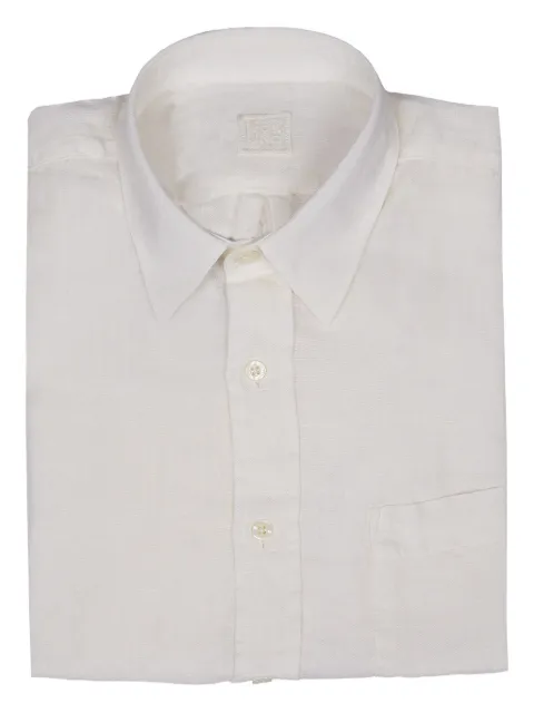 120% Lino camisa con botones