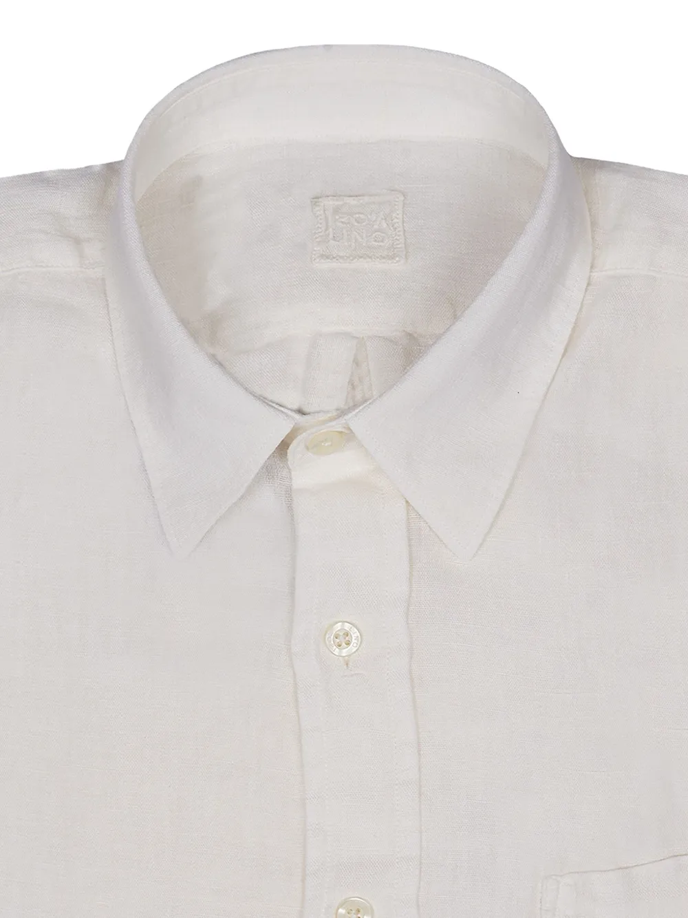 120% Lino Button-down overhemd Wit