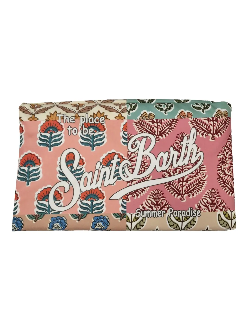 MC2 Saint Barth floral print beach bag Roze