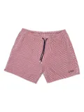 MC2 Saint Barth striped swim shorts - Red