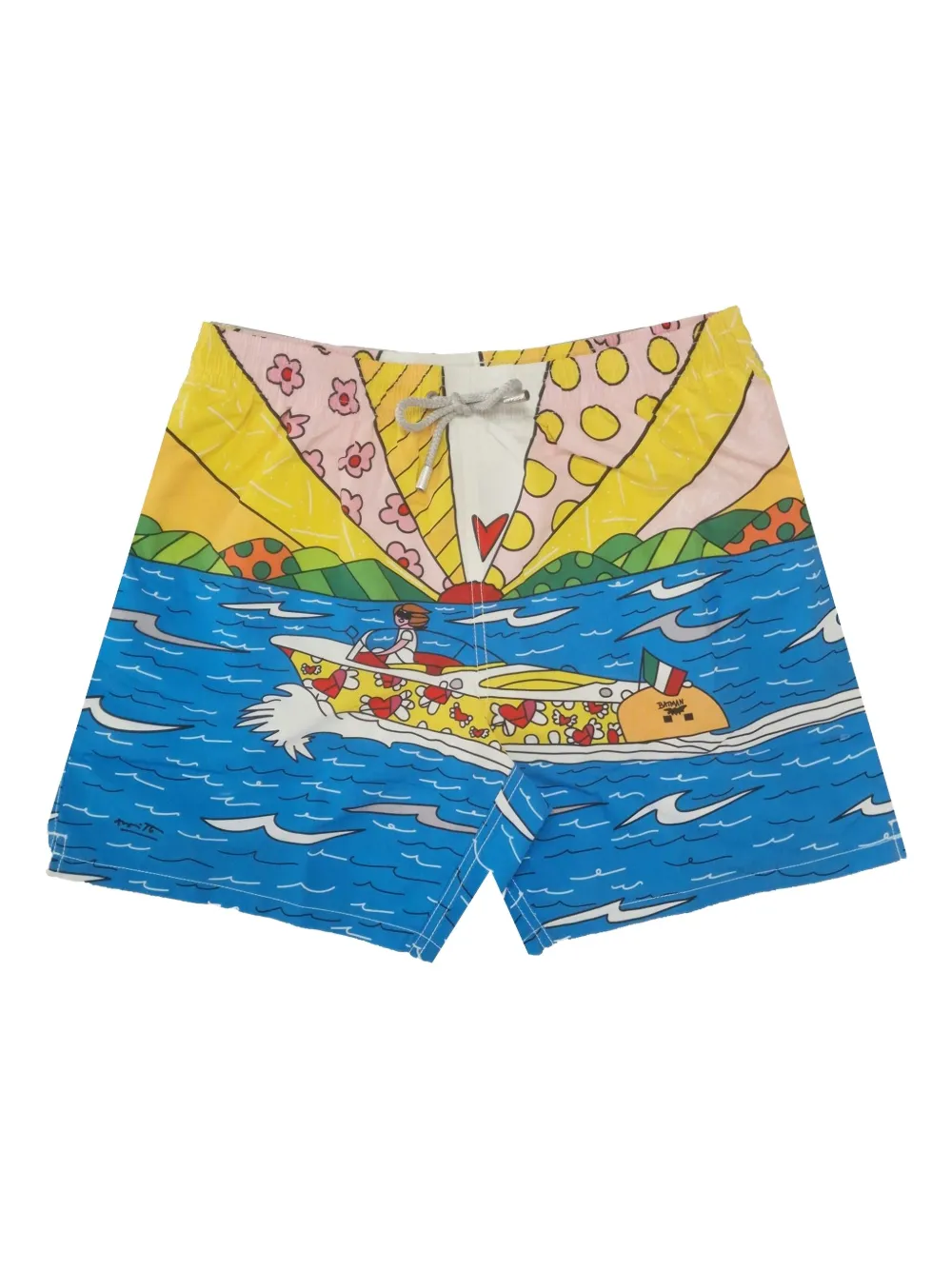 MC2 Saint Barth shorts de playa con ilustración estampada | Shorts de playa | Image 2