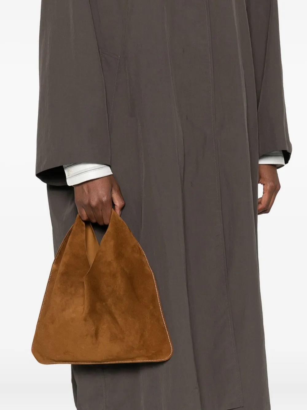 The Row small Bindle shoulder bag - Bruin
