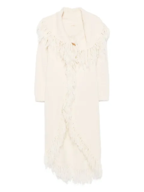 Cult Gaia Victoria fringe-trimmed coat