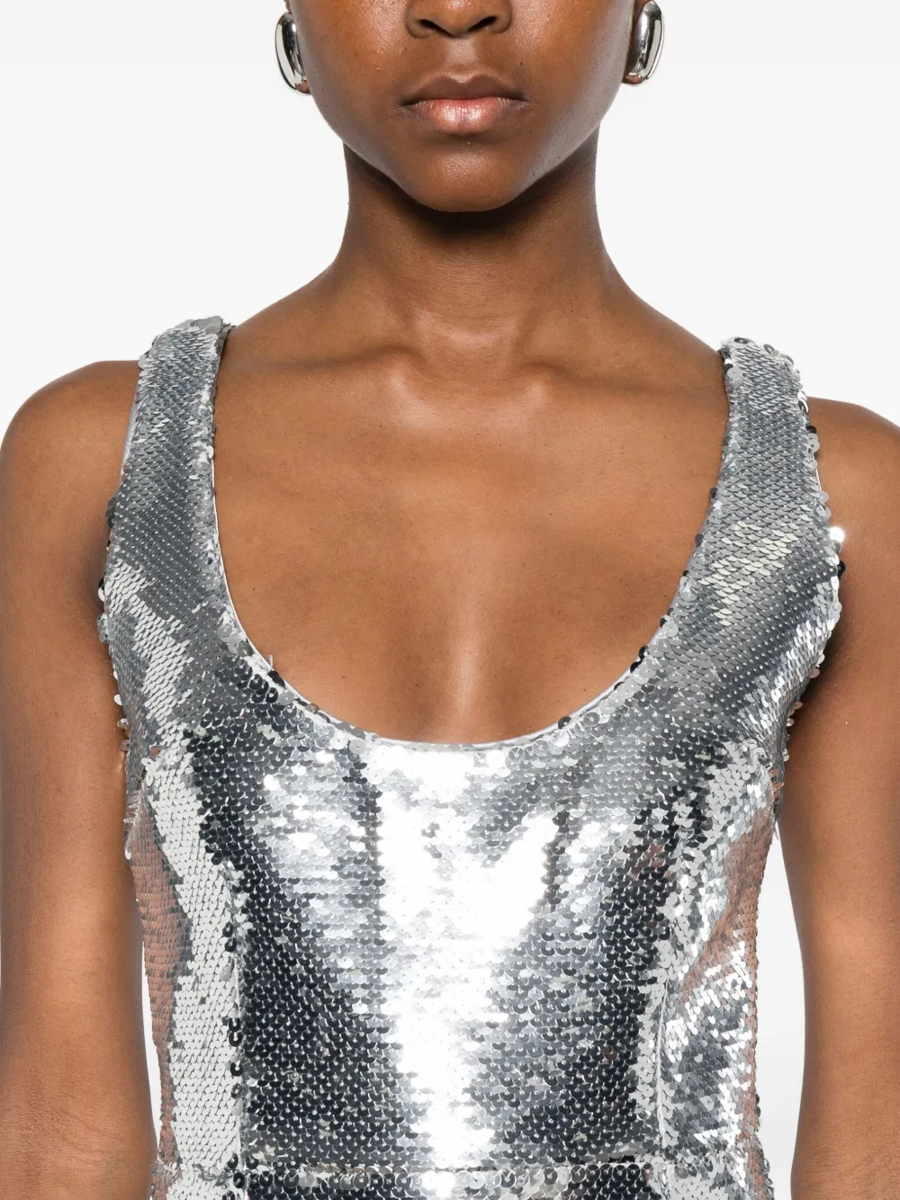 The New Arrivals Ilkyaz Ozel Manu maxi-jurk Zilver