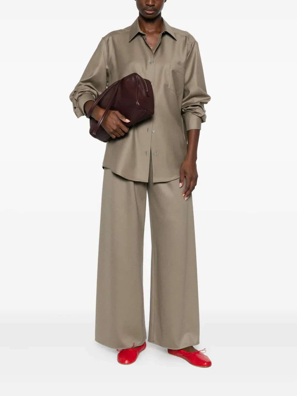 The Row Gala elasticated-waist trousers | Wide-Leg Pants | Image 2