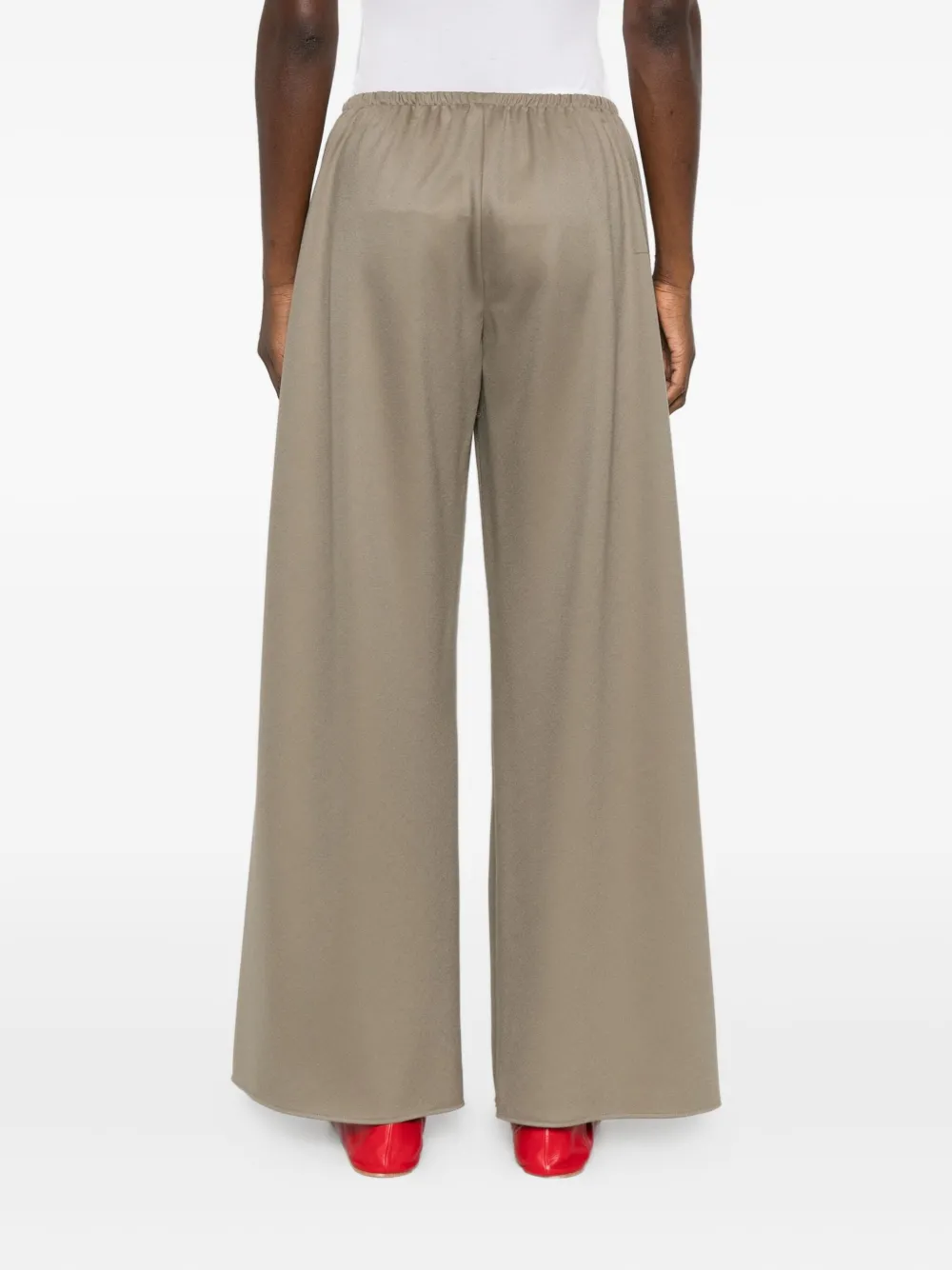 The Row Gala Elasticated-waist Trousers In Brown