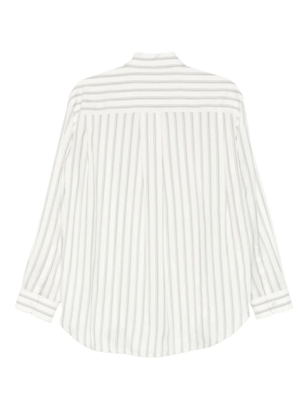The Row Eirlys striped shirt - Grijs