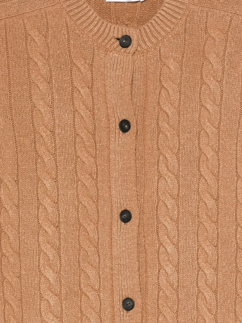 The Row Loneke Cardigan Mit Zopfmuster In Brown