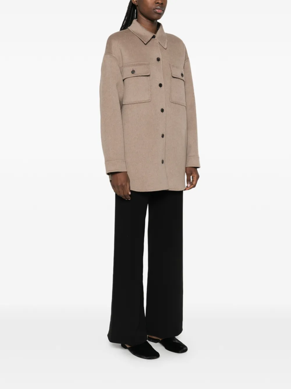 The Row Kaida Jacket in Neutrals, view 3