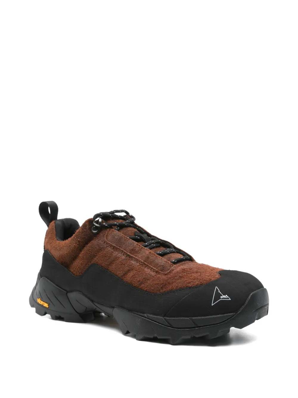 ROA suede zip trainers Brown