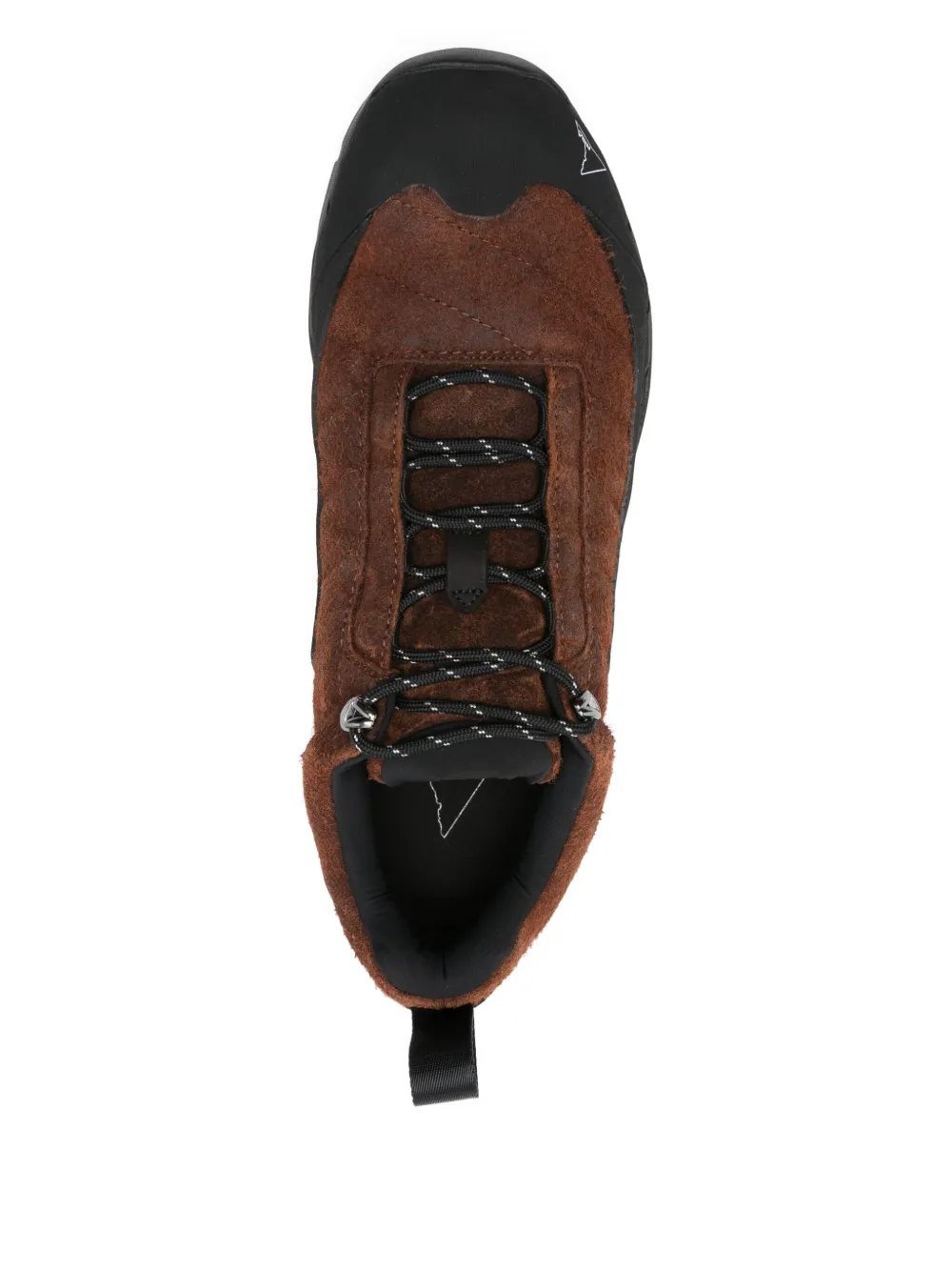 ROA suede zip trainers Brown