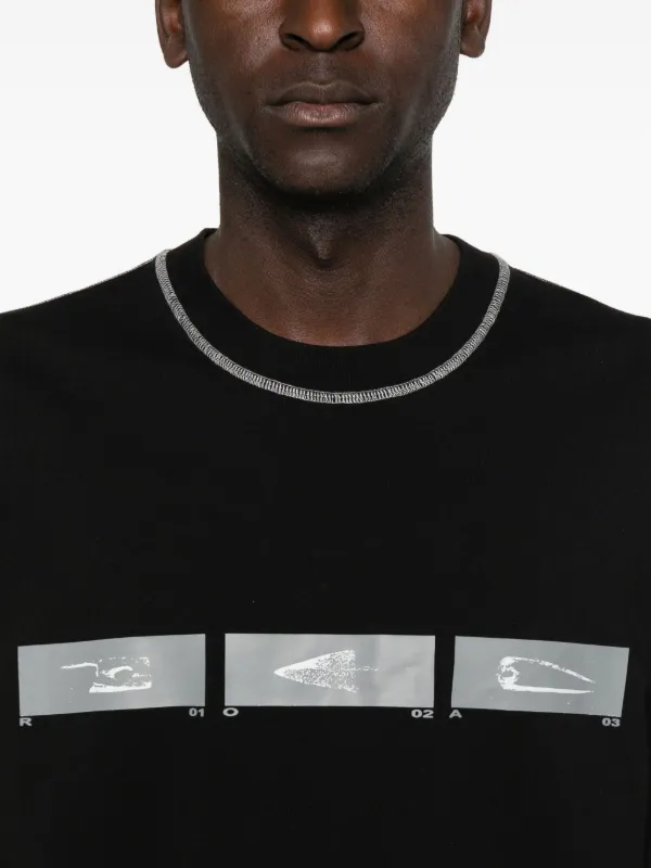 【関税込み】Y/Project ブラック グラフィック 長袖Tシャツ ROA グラフィック ロングTシャツ | ブラック | FARFETCH JP