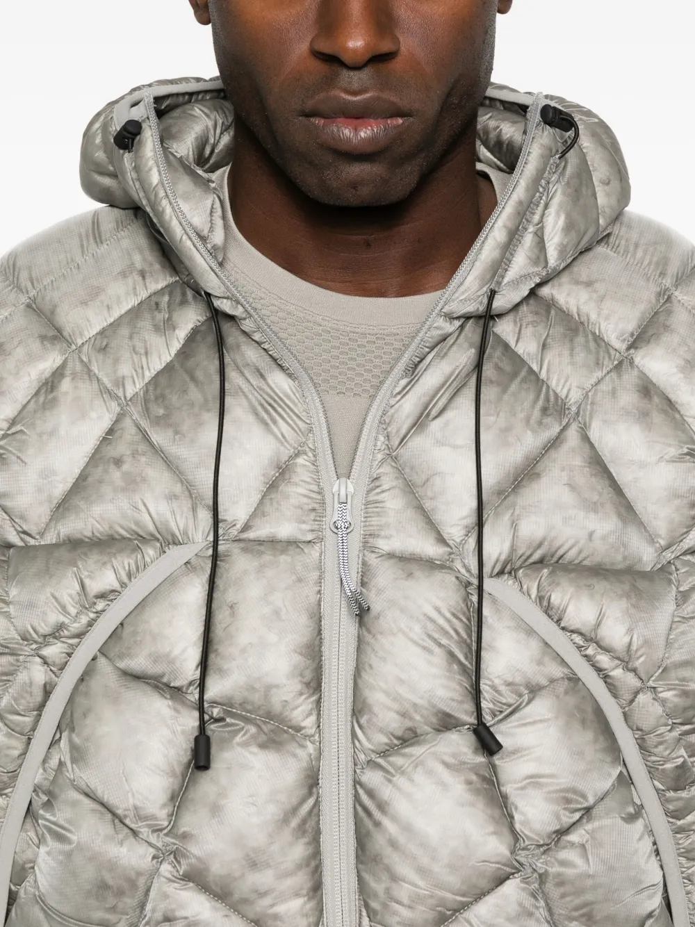 ROA Nuna bodywarmer met capuchon Grijs