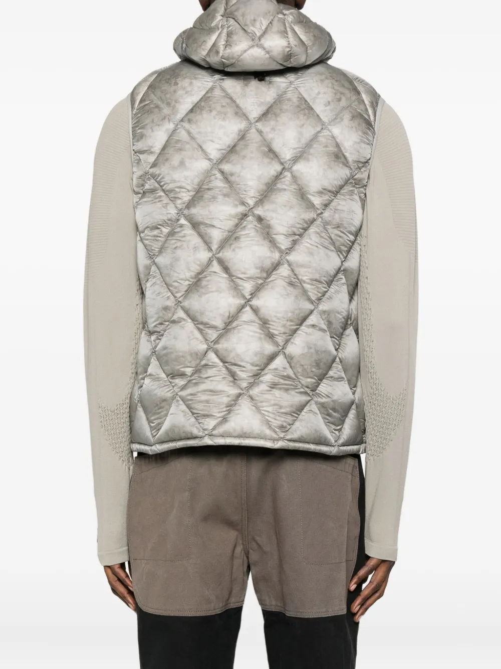 ROA Nuna bodywarmer met capuchon Grijs