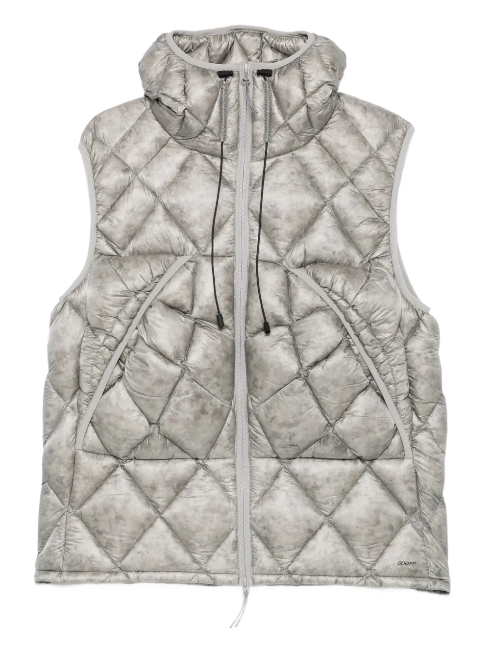 ROA Nuna quilted hooded vest | Grey | Image 1