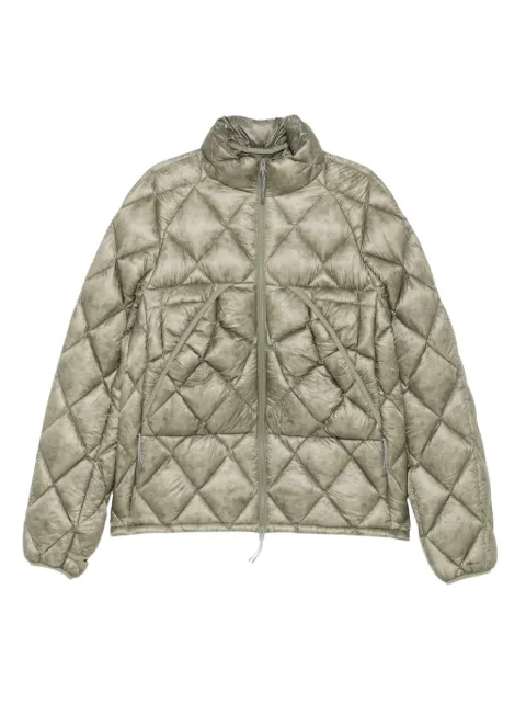 ROA diamond-quilted hooded jacket